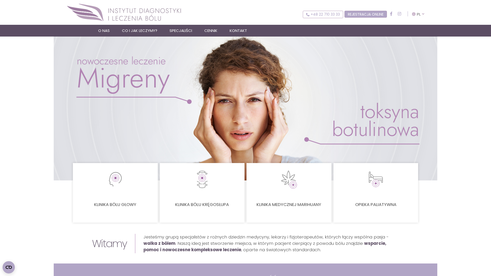 Leczenie bólu głowy | Instytut Diagnostyki i Leczenia Bólu cover